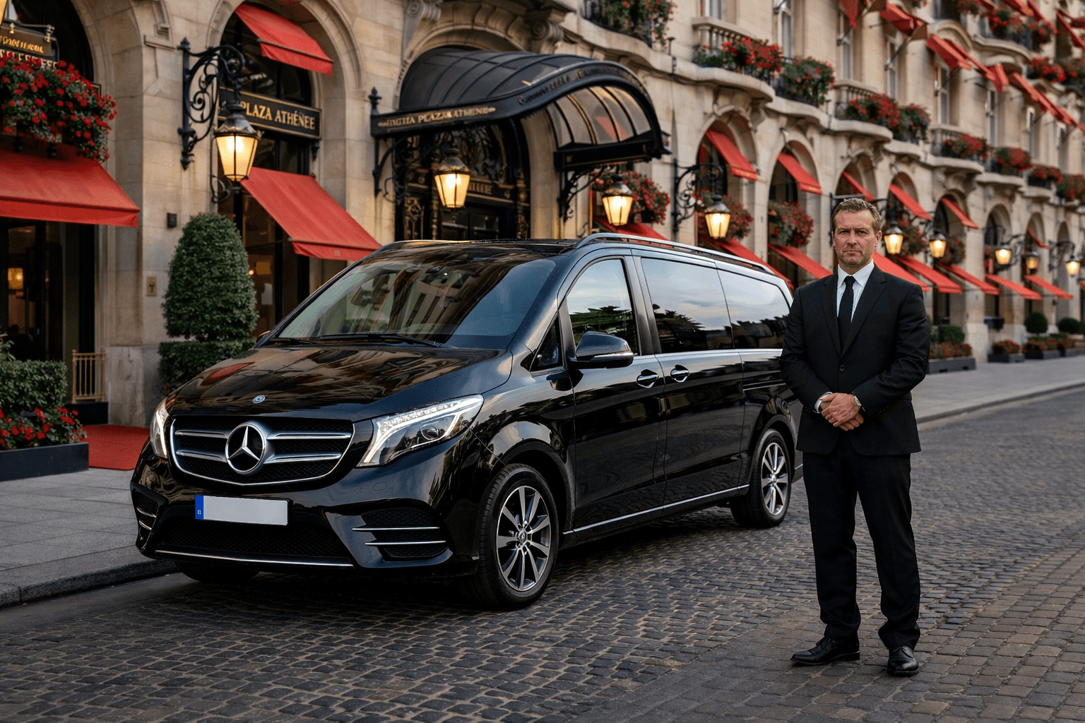 Accueil VIP avec véhicule premium